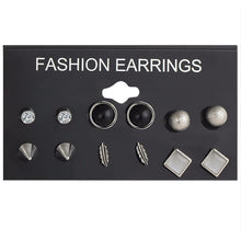 Load image into Gallery viewer, Minimalist Mixed Small Earrings Set Simple Geometric Stud Earrings for Women Girls Tiny Ear Studs Pendientes Kleine Oorbellen